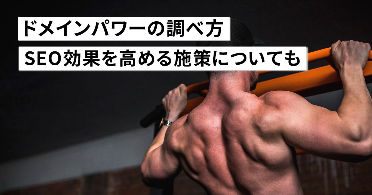 ドメインパワーの調べ方と上げる方法!SEO効果を高めるための有効な施策とは?