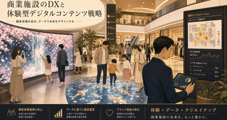 商業施設DXで集客を変える｜体験型デジタルコンテンツ経営戦略と事例